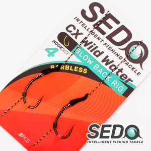 CX Wild Water Blow Back Barbless Cârlig Legat pentru Boilies